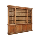 Furniture Classics Brand Grander Bookcase in warm honey finish on a white background