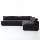 Four Hands Grant 3-Piece Sectional in Henry Charcoal - Addison West 