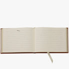 Green Leather Bound Guest Book - Addison West 