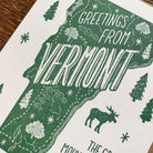 Greetings From Vermont Greeting Card - Addison West 