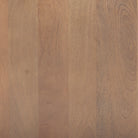 Close up of wood of Grier Medium Brown Solid Wood with Cane Office Desk on a white background