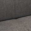 Hale Sofa with Medium Brown Wood and Gray Fabric on a white background