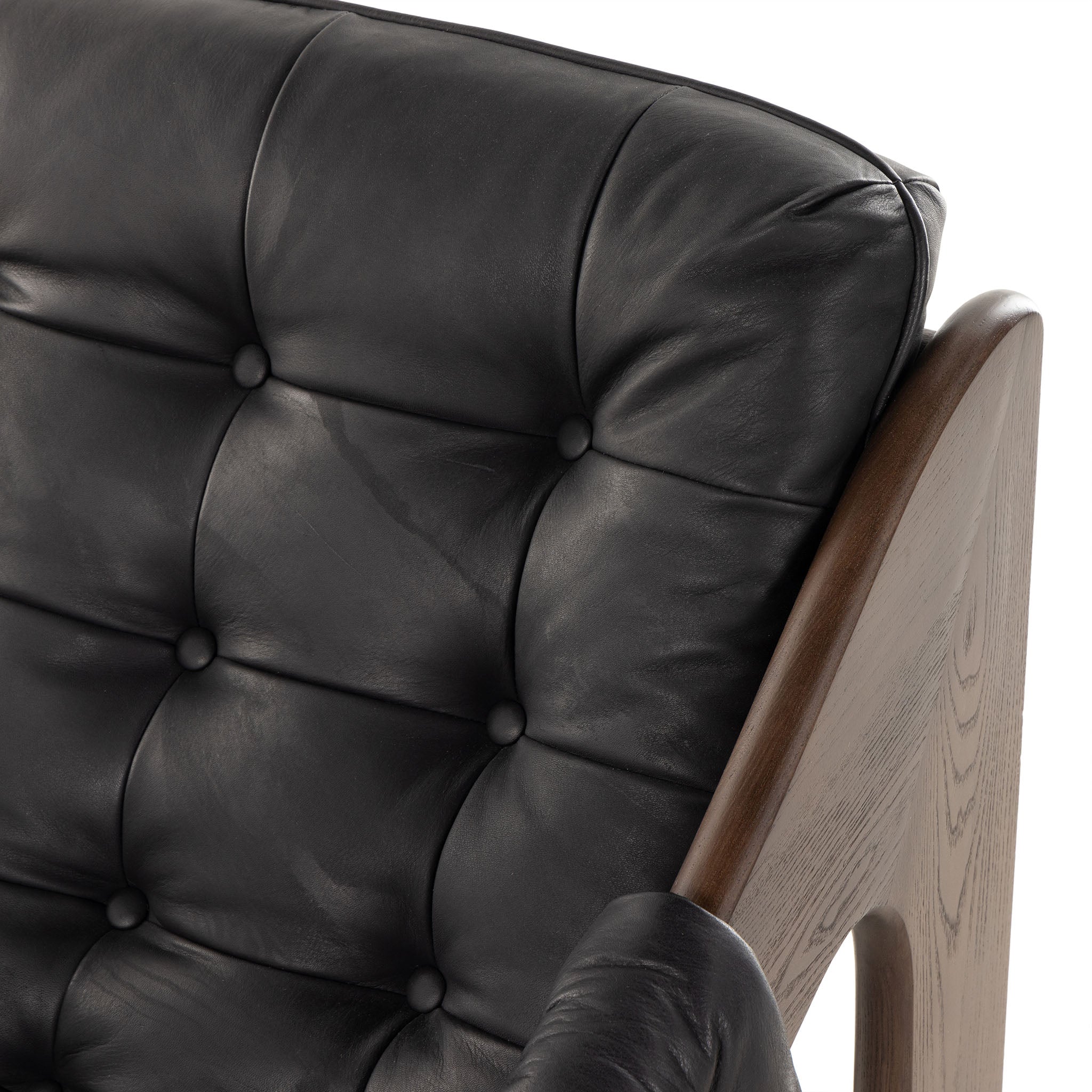 Four Hands Halston Chair in Heirloom Black - Addison West 