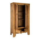 Harper Reclaimed Pine Armoire on a white background at Addison West