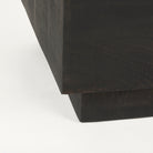 Hayden Dark Brown Wood End/Side Table on a white background