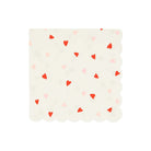 Heart Pattern Napkins on a white background at Addison West