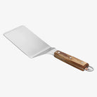 Heavy Turner Spatula with wood handle on a white background