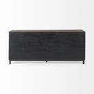 Hemlock Brown Wood Sideboard on a white background