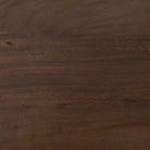 Close up of Hemlock Brown Wood Sideboard 