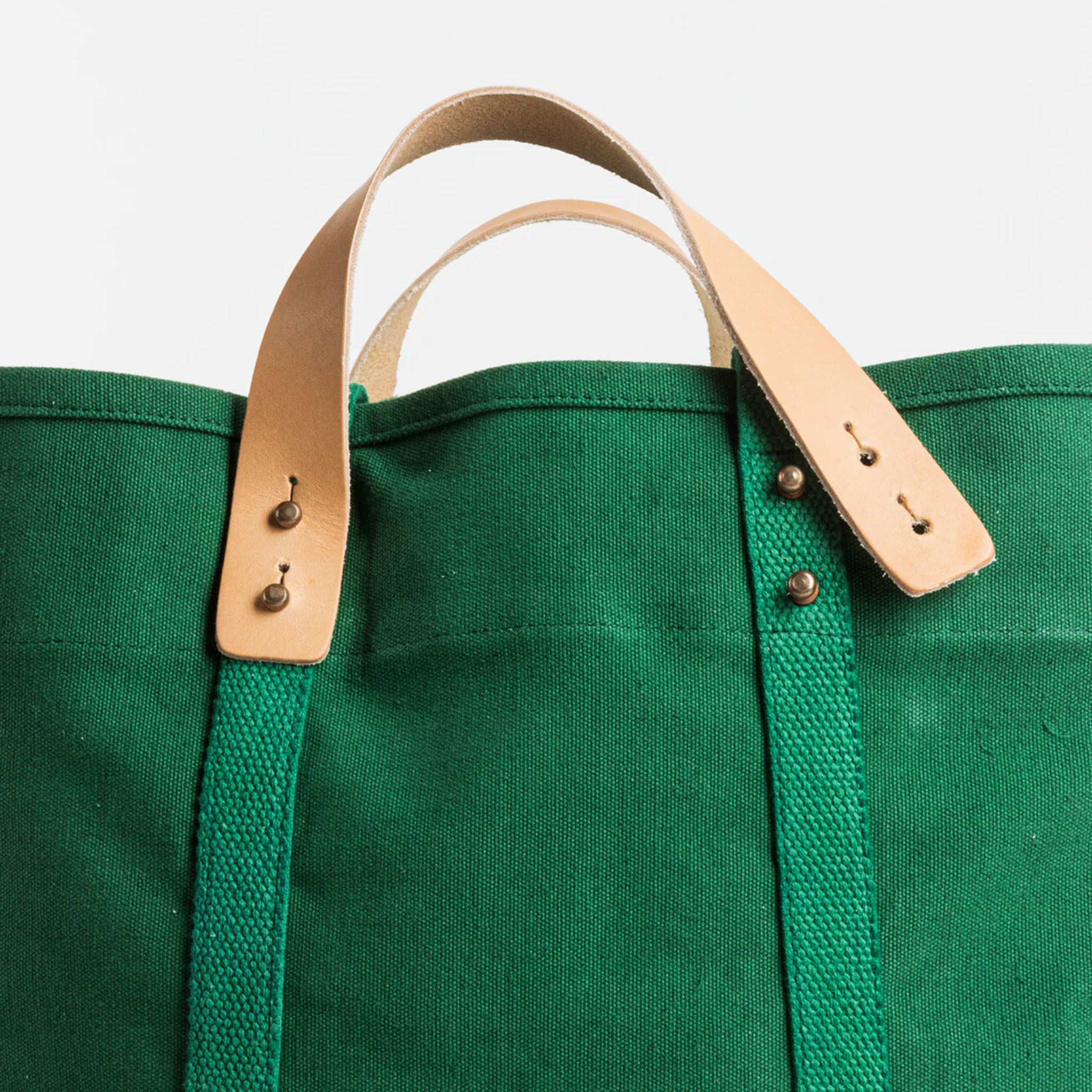 Immodest Cotton Large East-West Tote in Pine - Addison West 