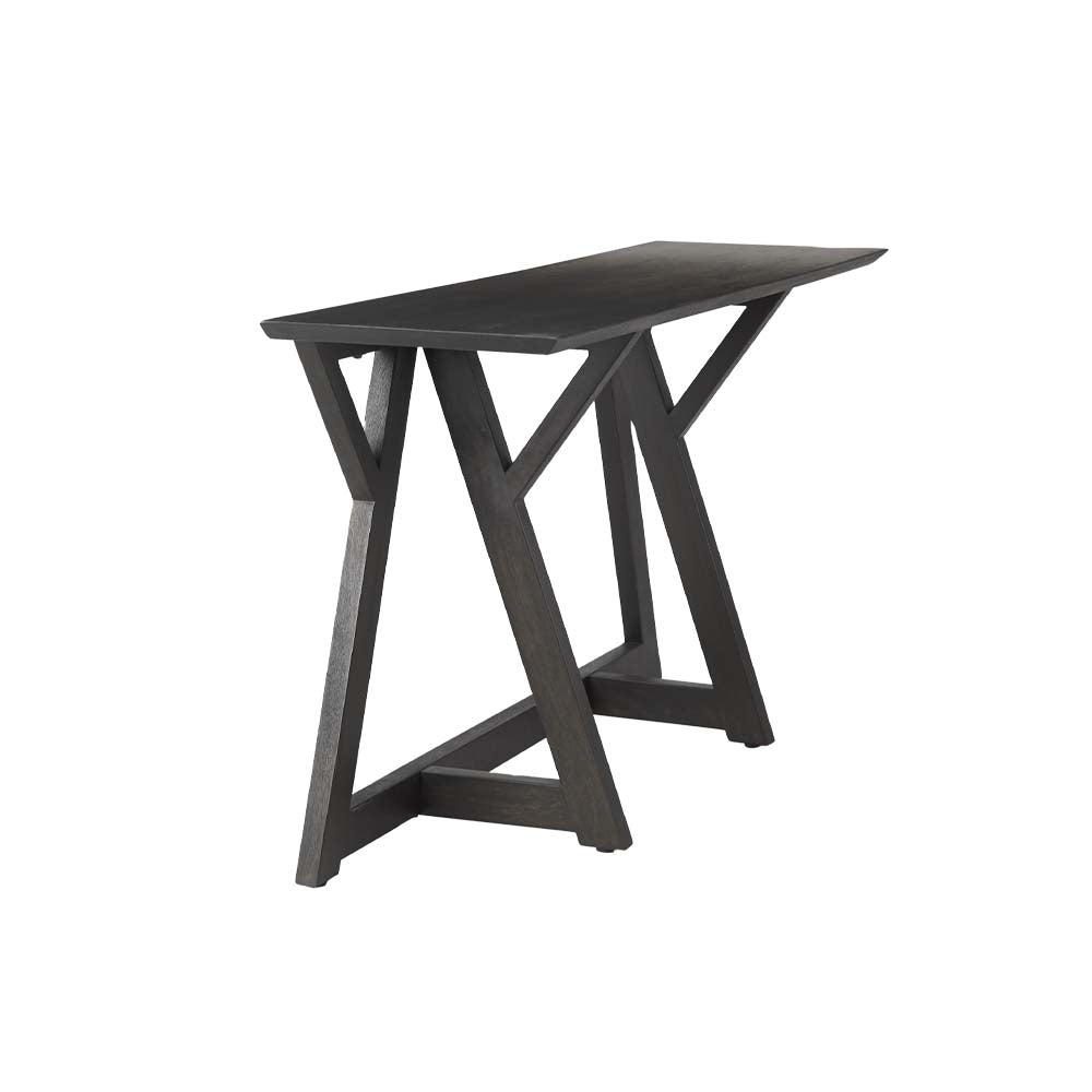 Jamison Console Table in Dark Brown - Addison West 