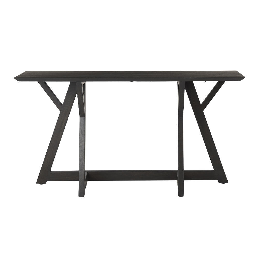 Jamison Console Table in Dark Brown - Addison West 