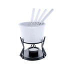 Swissmar Kindle 7 Piece Chocolate Fondue Set on a white background