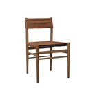 Leather Prescott Dining Chair on a white background at Addison West