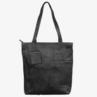 Latico Leathers Leon Tote Bag in Black on a white background