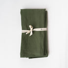 Linen Napkin Set - Forest Green - Addison West 