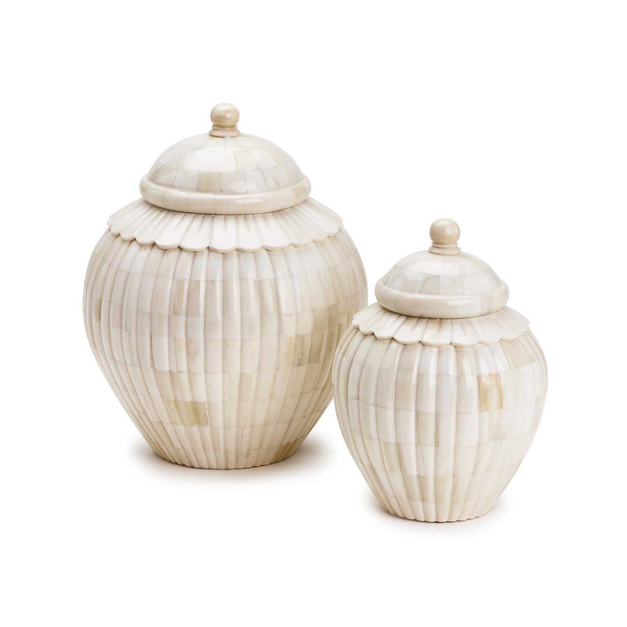 Mandalay Mosaic Inlay Jars - Addison West 