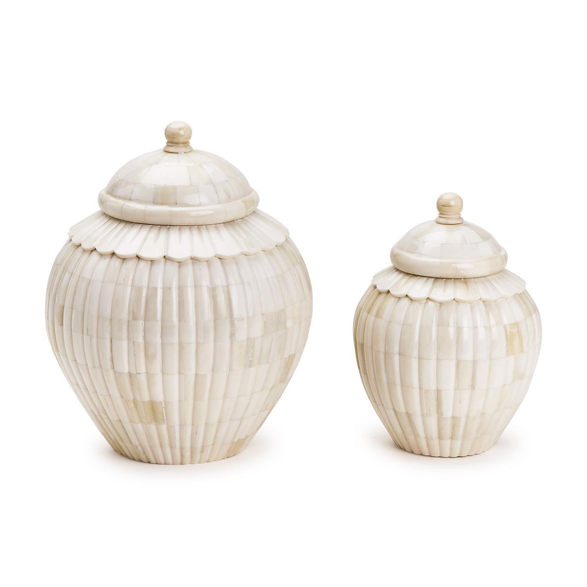 Mandalay Mosaic Inlay Jars - Addison West 