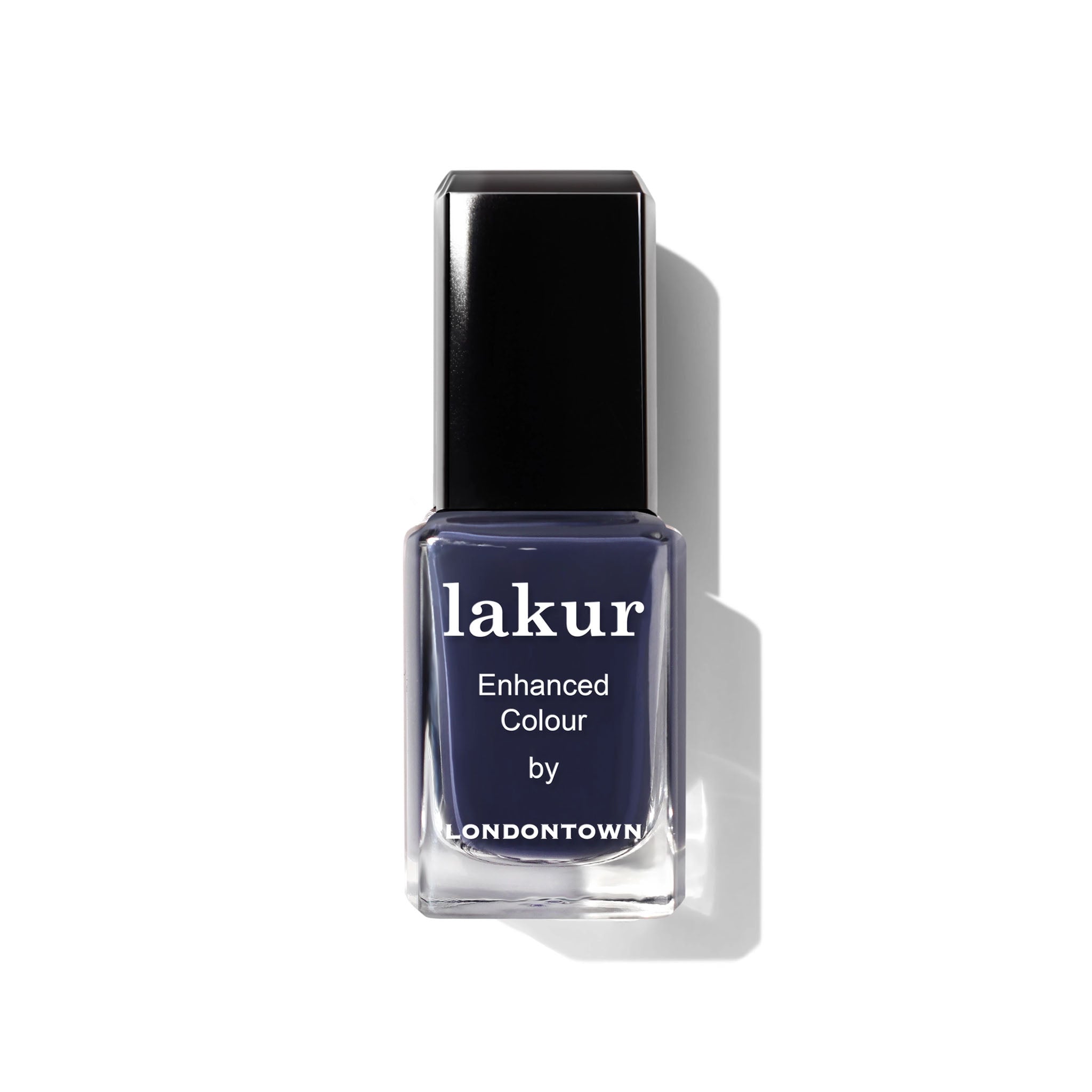 Londontown "Midnight Kiss" dark blue Nail Polish on a white background