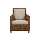 Northend Wicker Chair on a white background at Addison West