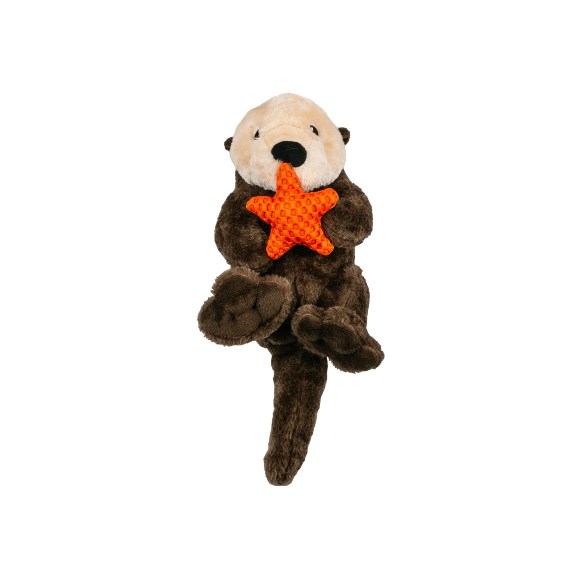 Otter Rope Body Dog Toy on a white background