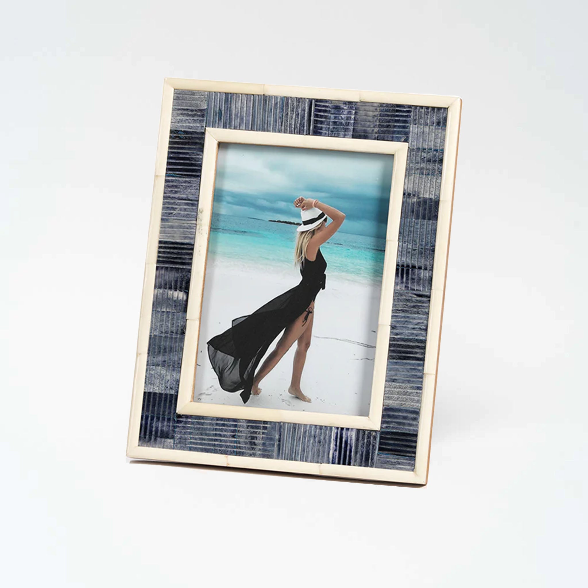 Capri Blue Bone Picture Frame - Addison West 