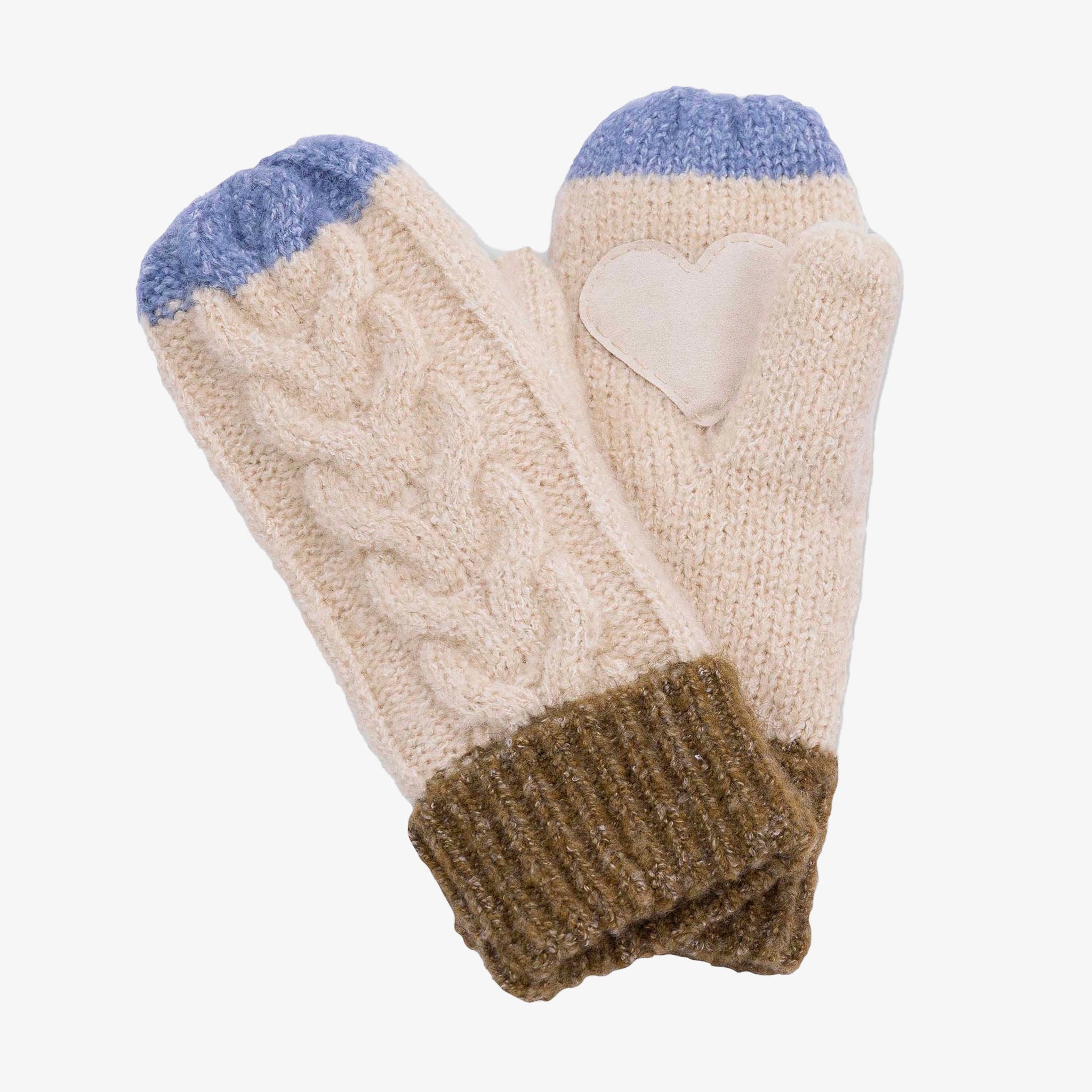 Pistil Minzy Mitten in Ivory on a white background