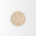 Rosie Small Blonde Wood End Table on white background