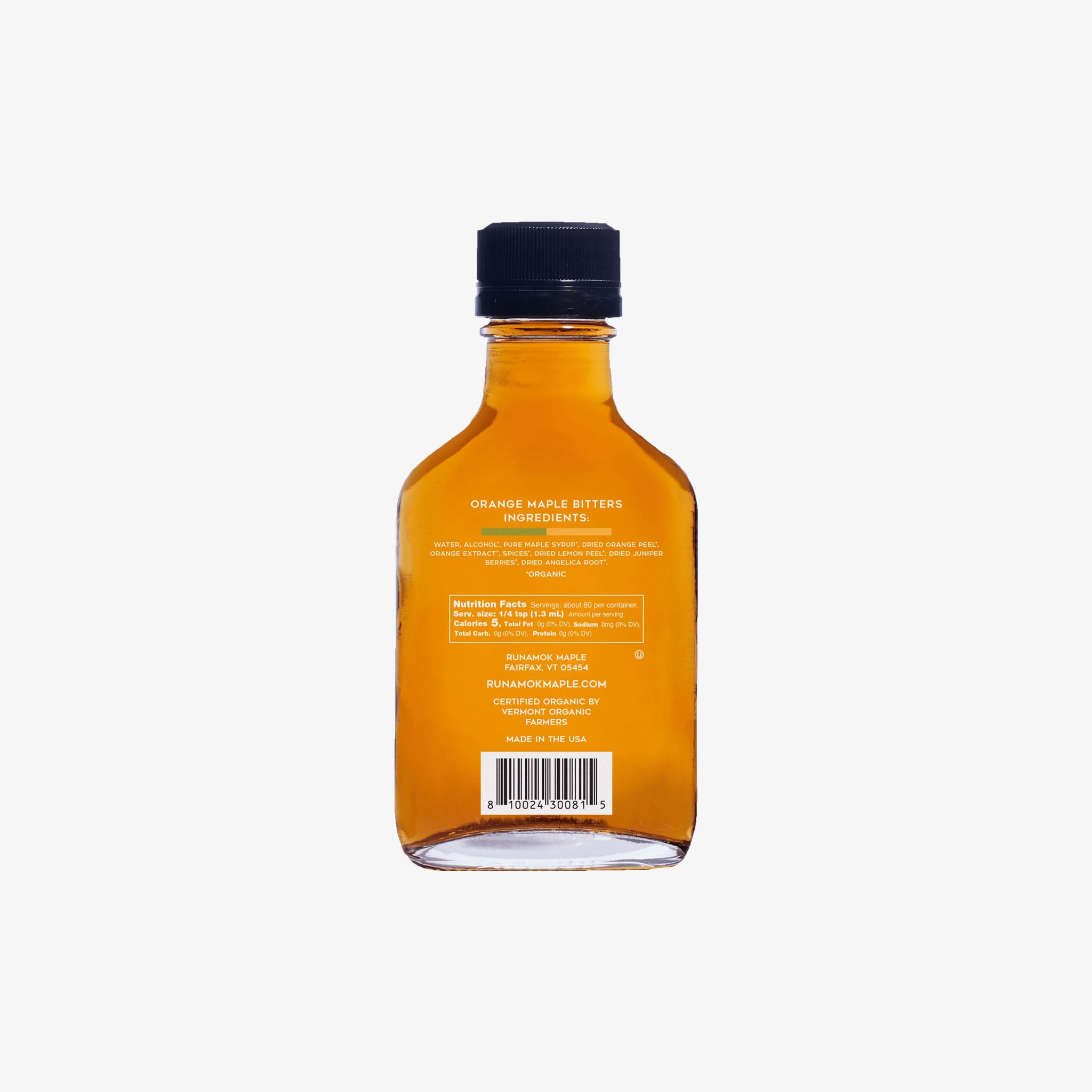 Runamok Orange Maple Bitters - Addison West 