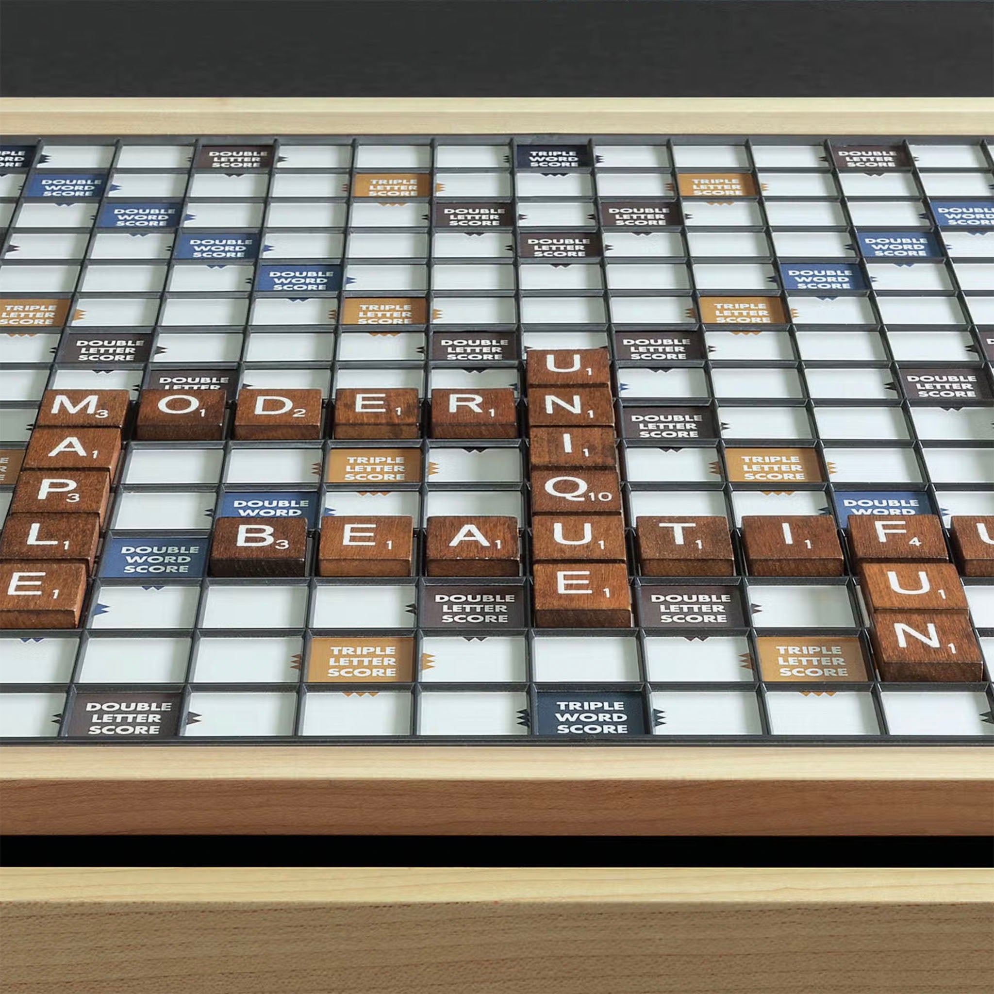 Scrabble Luxe with Rotating Gameboard - Addison West 