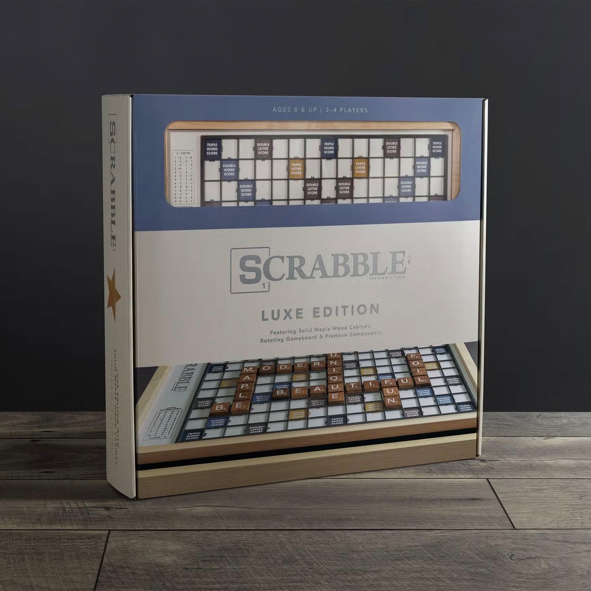 Scrabble Luxe with Rotating Gameboard - Addison West 