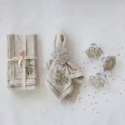 Embroidered Holiday Napkins - Set of Four - Addison West 