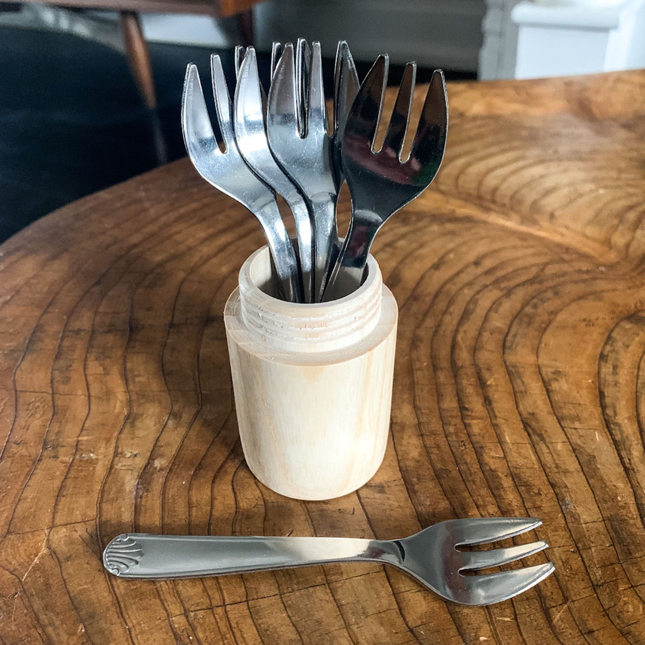 Set of Six French Oyster Forks - Addison West 