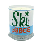 Seawicks Lodge Candle on a white background