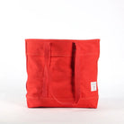 Immodest Cotton Small East-West Tote in Persimmon - Addison West 