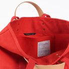 Immodest Cotton Small East-West Tote in Persimmon - Addison West 