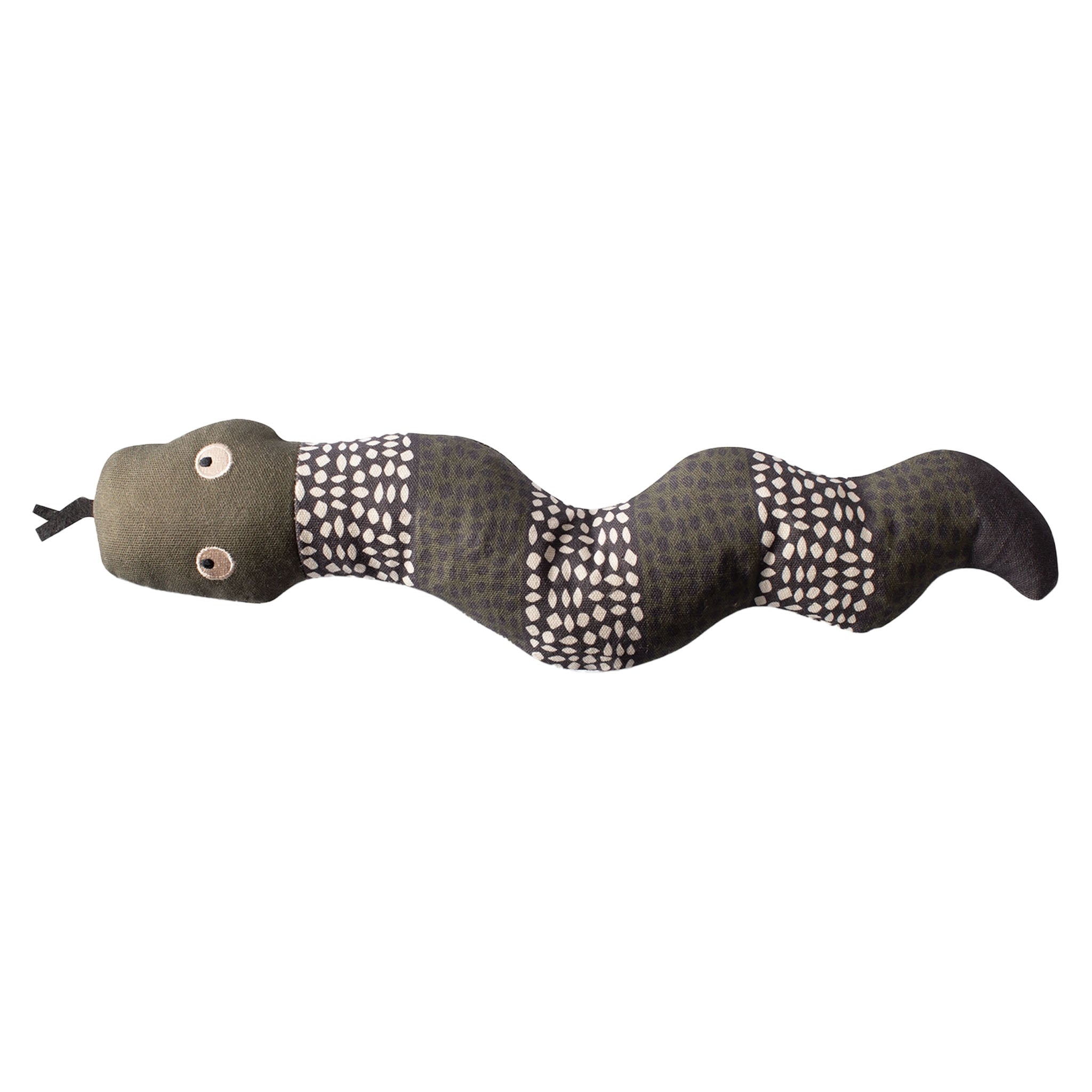 Ssssssup Snake Canvas Dog Toy on a white background