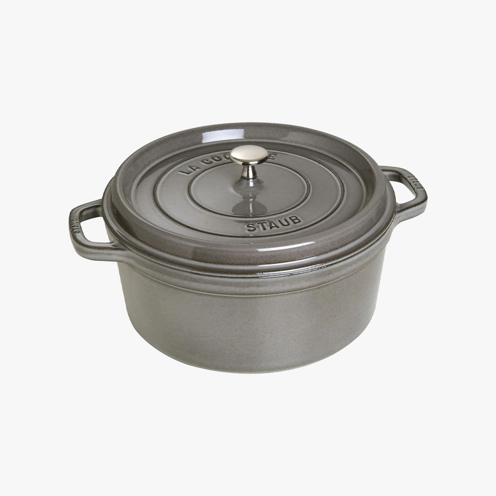 Staub 7 QT Cocotte - Graphite - Addison West 