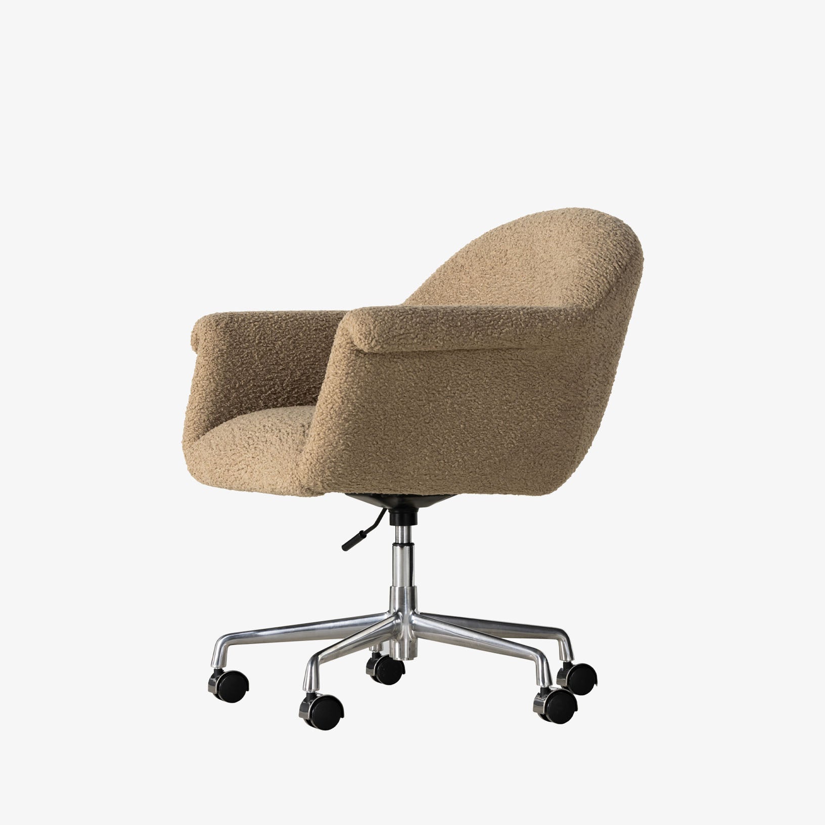 Four Hands Suerte Desk Chair in Camel Sheepskin - Addison West 