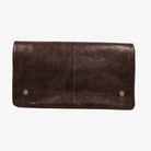 Latico Leathers Terry Wallet in Brown on a white background