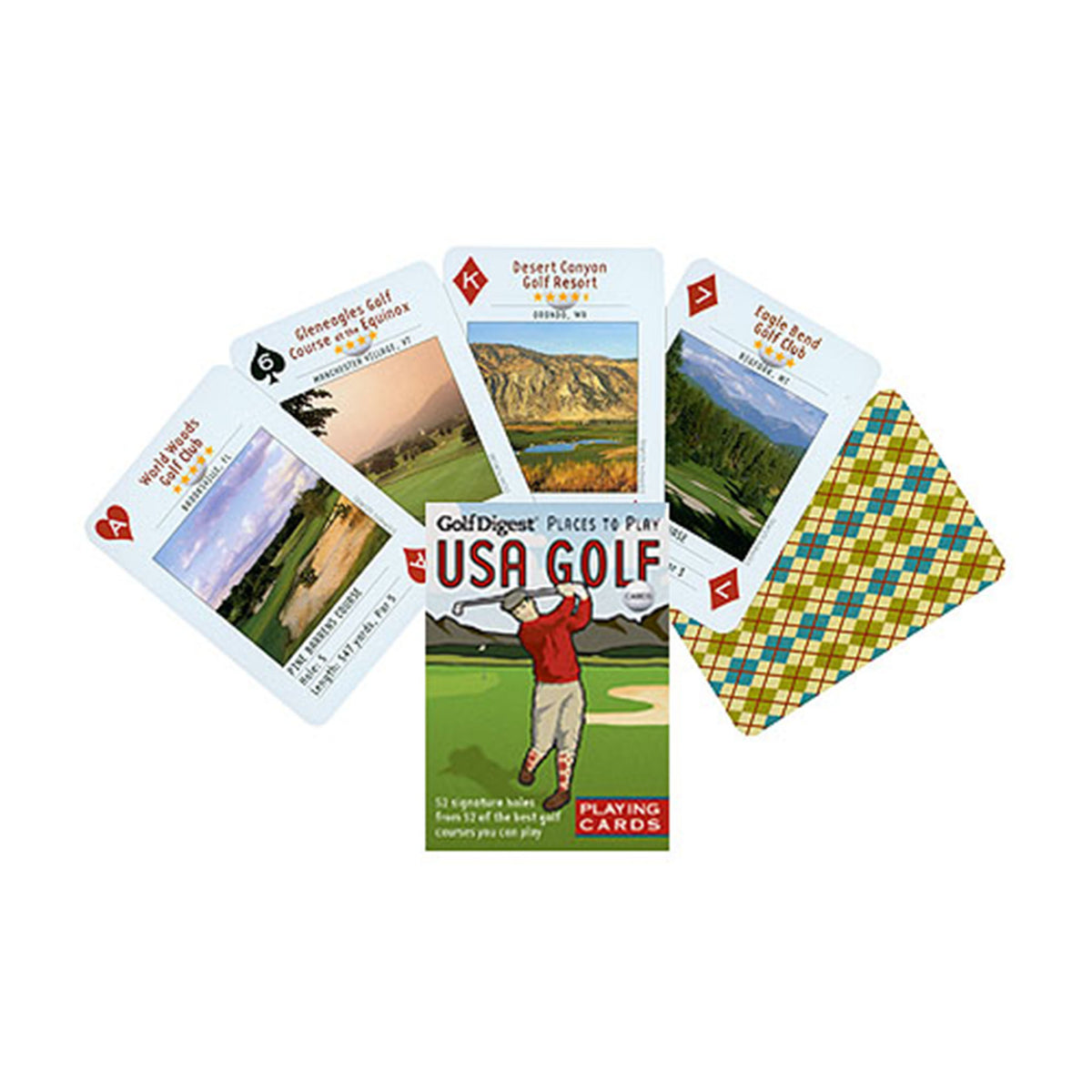 Usa Golf Playing Cards Addison West