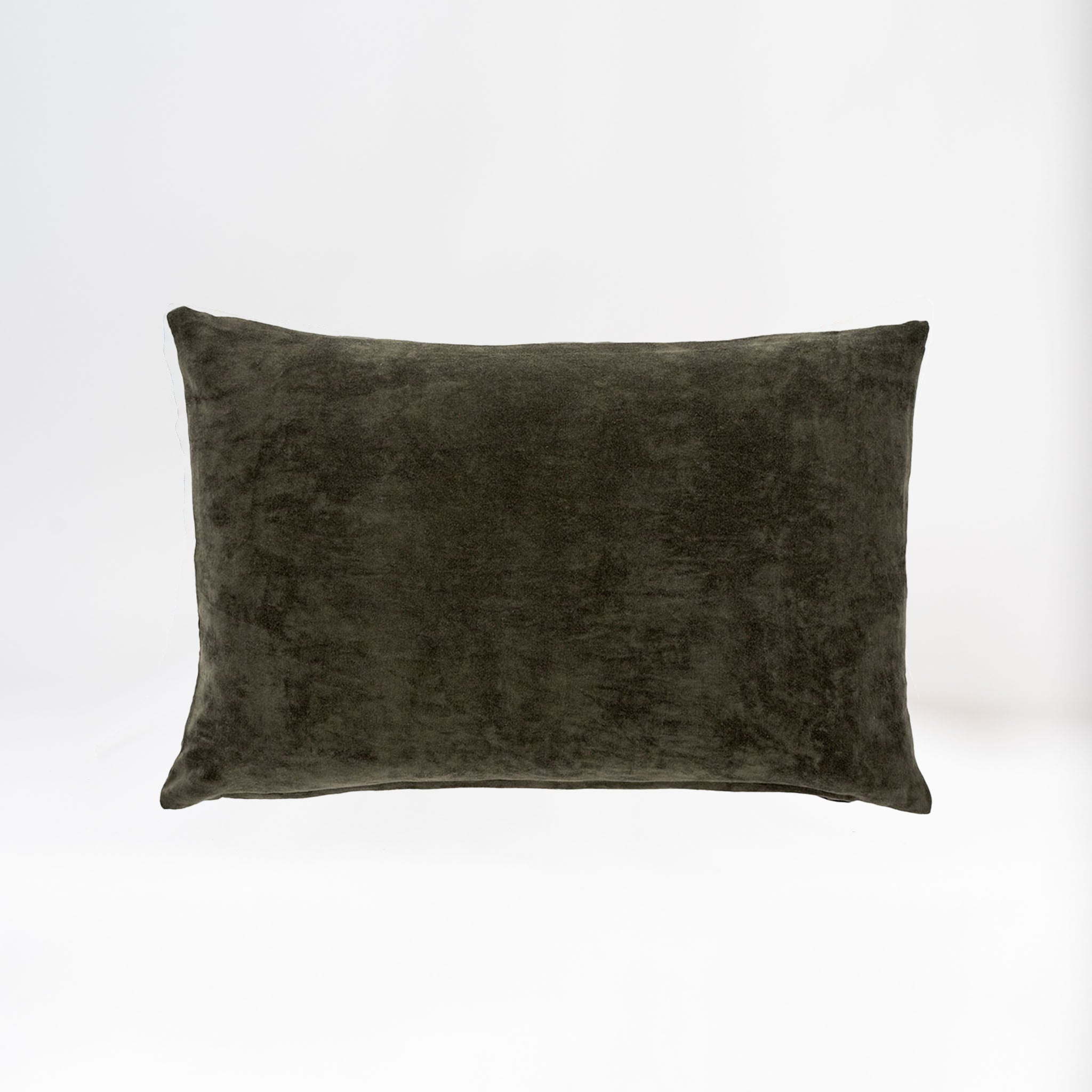 Vera Velvet Lumbar Pillow in Juniper - Addison West 