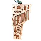 Vermont Wooden Ornament - Addison West 