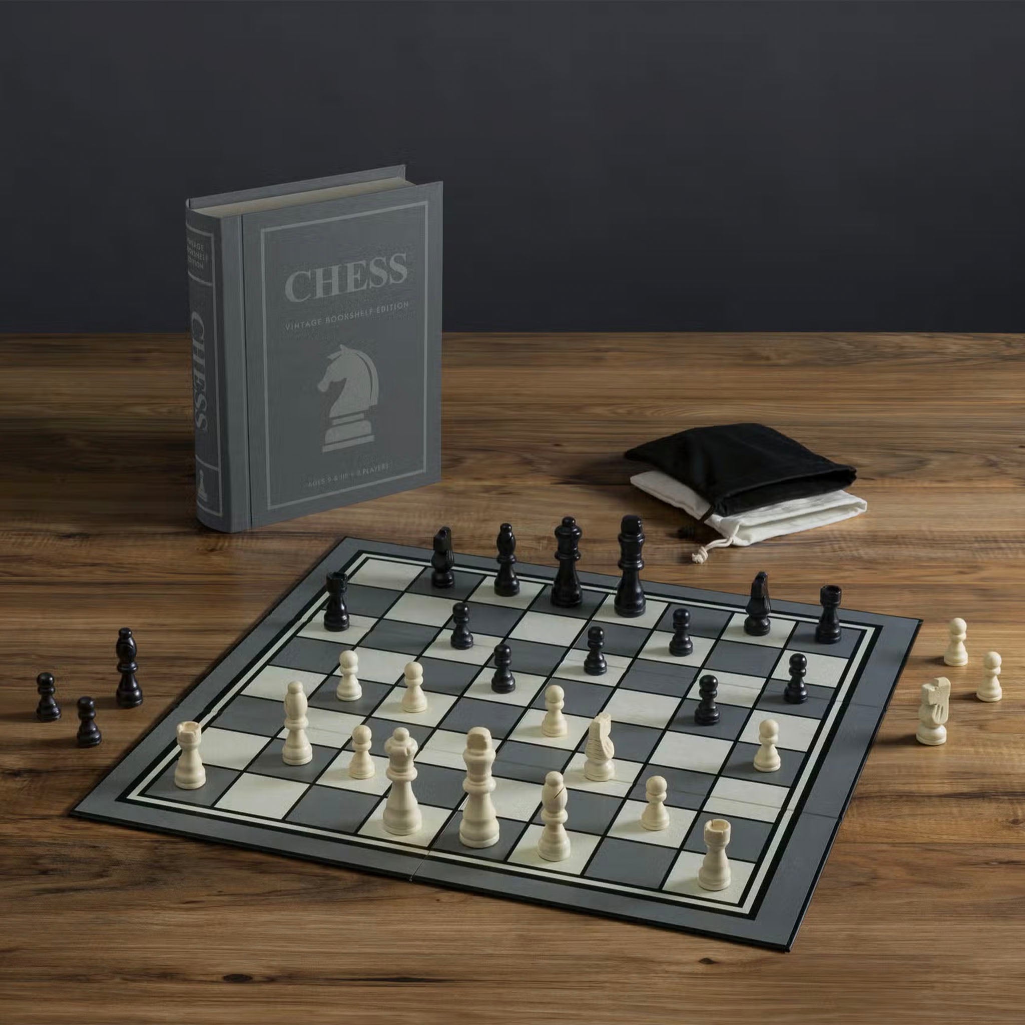 Vintage Bookshelf Edition Chess - Addison West 