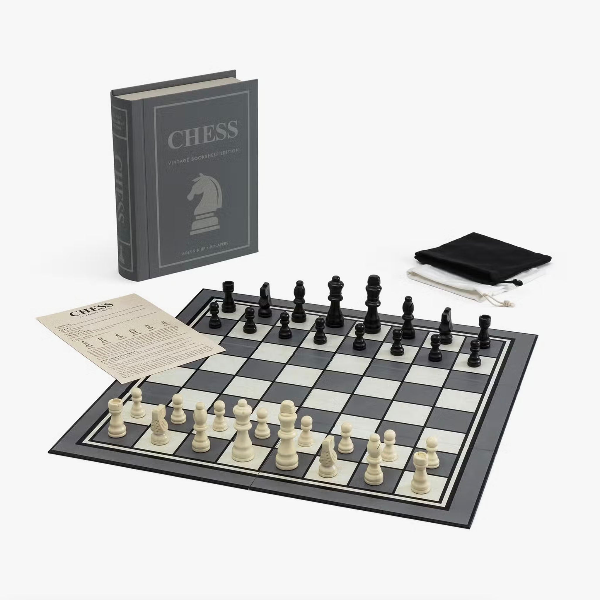 Vintage Bookshelf Edition Chess - Addison West 