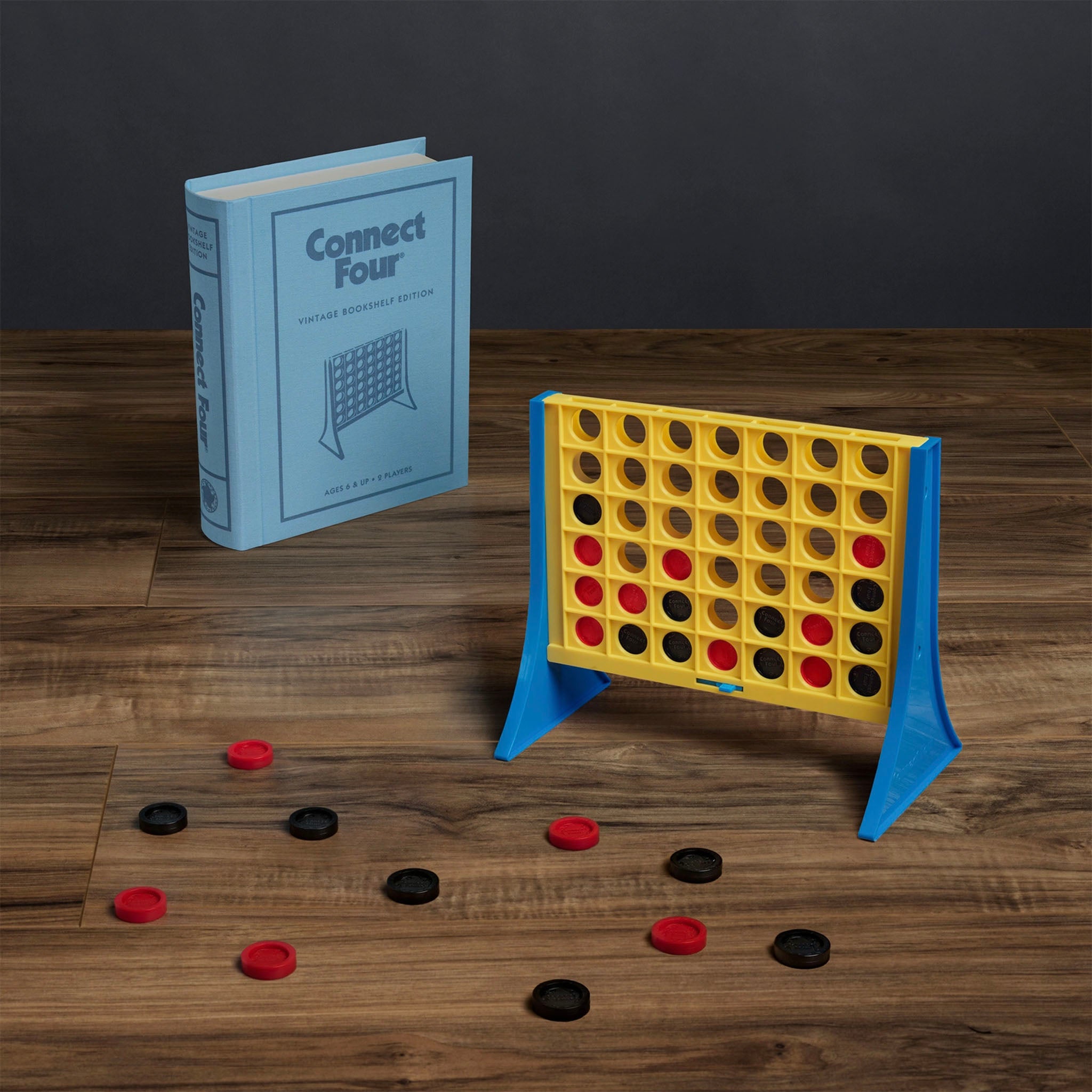 Vintage Bookshelf Edition Connect Four - Addison West 