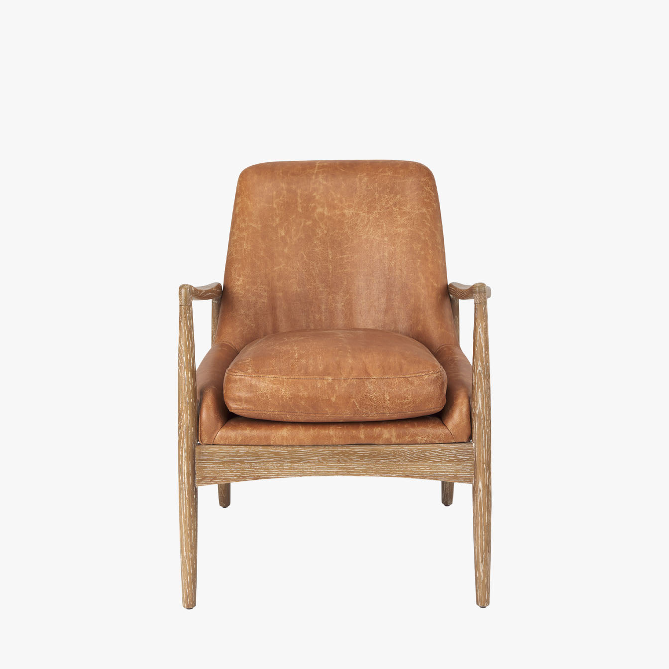 Winston Accent Chair in Cognac - Addison West 