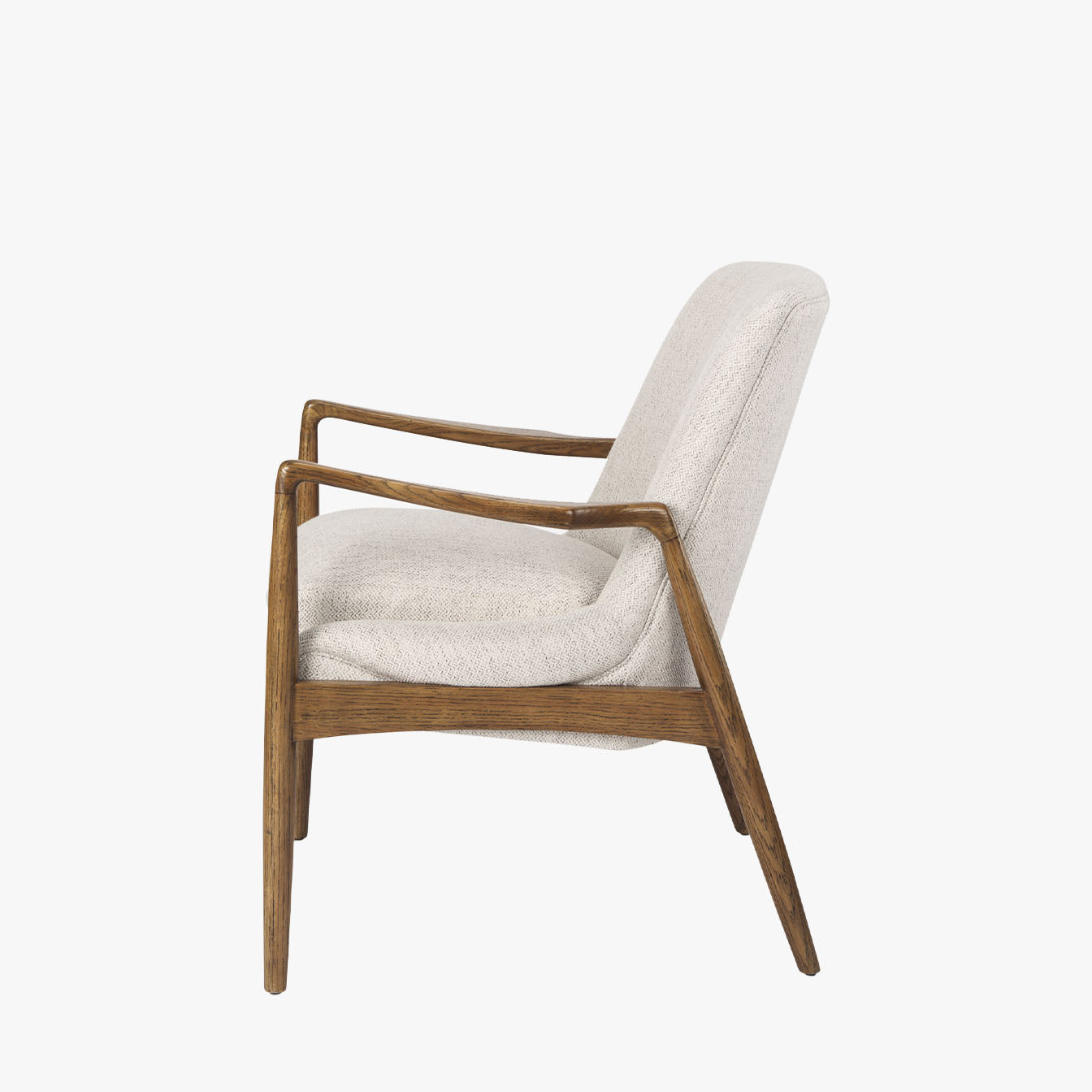 Winston Accent Chair in Natural Fabric - Addison West 