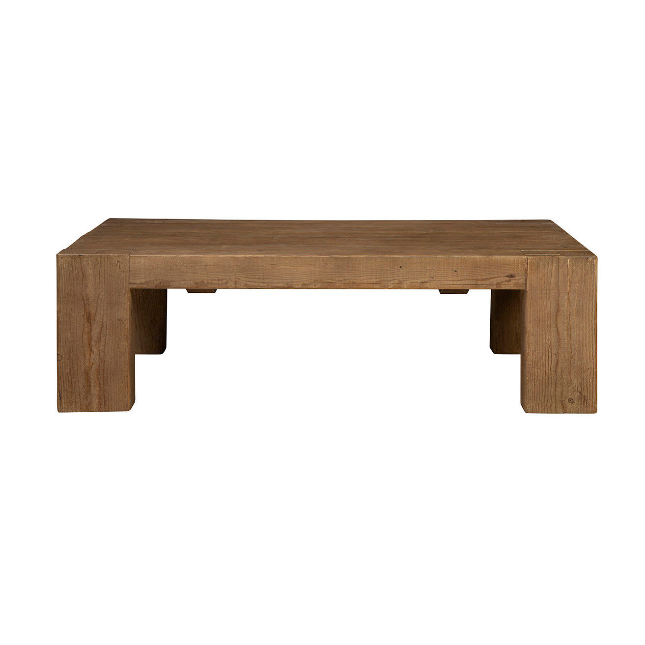 Westwood Reclaimed Coffee Table on a white background at Addison West