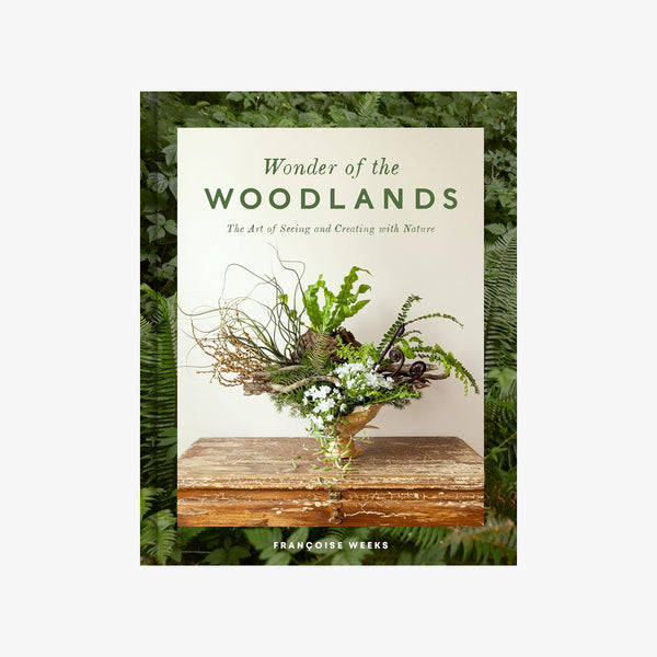 Front cover of book Wonder of the Woodlands: The Art of Seeing and Creating with Nature on a white background